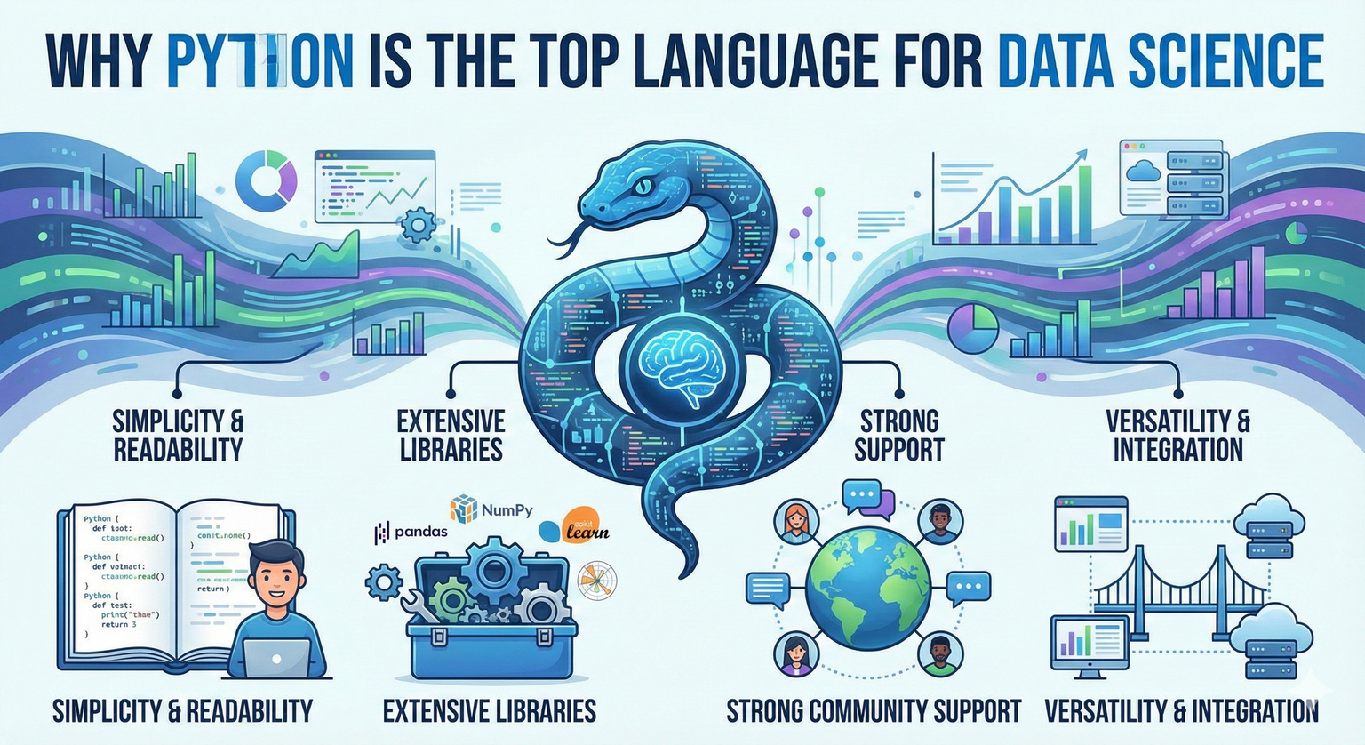 Why Python is the Top Language for Data Science